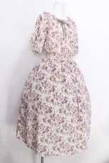 画像2: Fi.n.t  / 花柄フレアー袖オフショルワンピース F ラベンダー S-26-06-25-015-LO-OP-SZ-ZS (2)