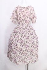 画像3: Fi.n.t  / 花柄フレアー袖オフショルワンピース F ラベンダー S-26-06-25-015-LO-OP-SZ-ZS (3)