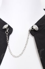 画像4: axes femme POETIQUE / フリル半袖ショートボレロ  黒 S-26-06-26-004-AX-TO-AS-ZS (4)