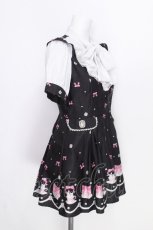 画像3: Ank Rouge / Ribbon Partyプリントセットアップ  黒 S-26-06-26-009-CA-OP-AS-ZS (3)