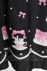 画像6: Ank Rouge / Ribbon Partyプリントセットアップ  黒 S-26-06-26-009-CA-OP-AS-ZS (6)