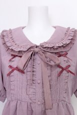 画像4: axes femme POETIQUE / トッピングリボンロングブラウス  ピンク S-26-06-26-019-AX-BL-AS-ZS (4)