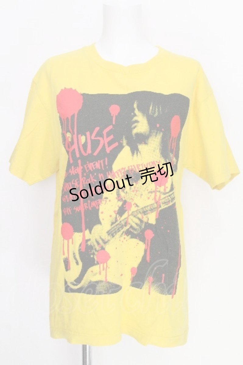 画像1: LOVER'S ROCK / プリントTシャツ  イエロー S-26-06-26-025-PU-TS-AS-ZS (1)