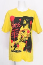 画像1: LOVER'S ROCK / プリントTシャツ  イエロー S-26-06-26-025-PU-TS-AS-ZS (1)