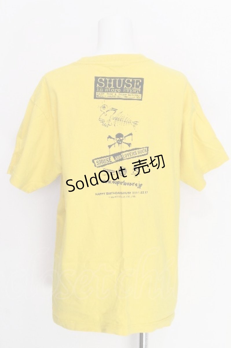 画像2: LOVER'S ROCK / プリントTシャツ  イエロー S-26-06-26-025-PU-TS-AS-ZS (2)