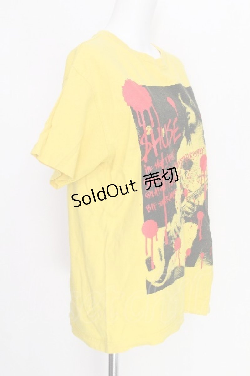 画像3: LOVER'S ROCK / プリントTシャツ  イエロー S-26-06-26-025-PU-TS-AS-ZS (3)