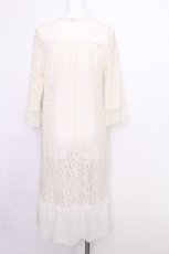 画像2: axes femme / 総レースロングカーディガン M 生成り S-26-06-27-001-AX-TO-SZ-ZS (2)