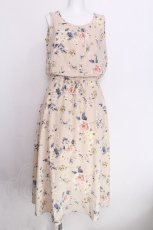 画像1: axes femme / ウエストリボンノースリワンピース  オフ S-26-06-27-008-AX-OP-AS-ZS (1)