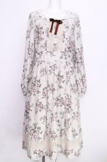 画像1: axes femme Red label / Red labelワンピース M 生成り S-26-06-27-011-LO-OP-SZ-ZS (1)