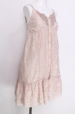 画像3: axes femme / レース切替ノースリチュニ M 淡ピンク S-26-06-27-016-AX-OP-SZ-ZS (3)
