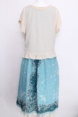画像2: axes femme / アンサンブル星座柄ワンピース M サックス S-26-06-27-031-AX-OP-SZ-ZS (2)