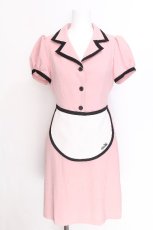 画像1: MILK / Lucy Cafeワンピース  ピンク S-26-06-29-030-ML-OP-HR-ZS (1)