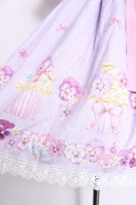 画像5: Chalmiere / パンジーカップケーキ柄ワンピース  ラベンダー S-26-06-29-033-AX-AC-HR-ZS (5)