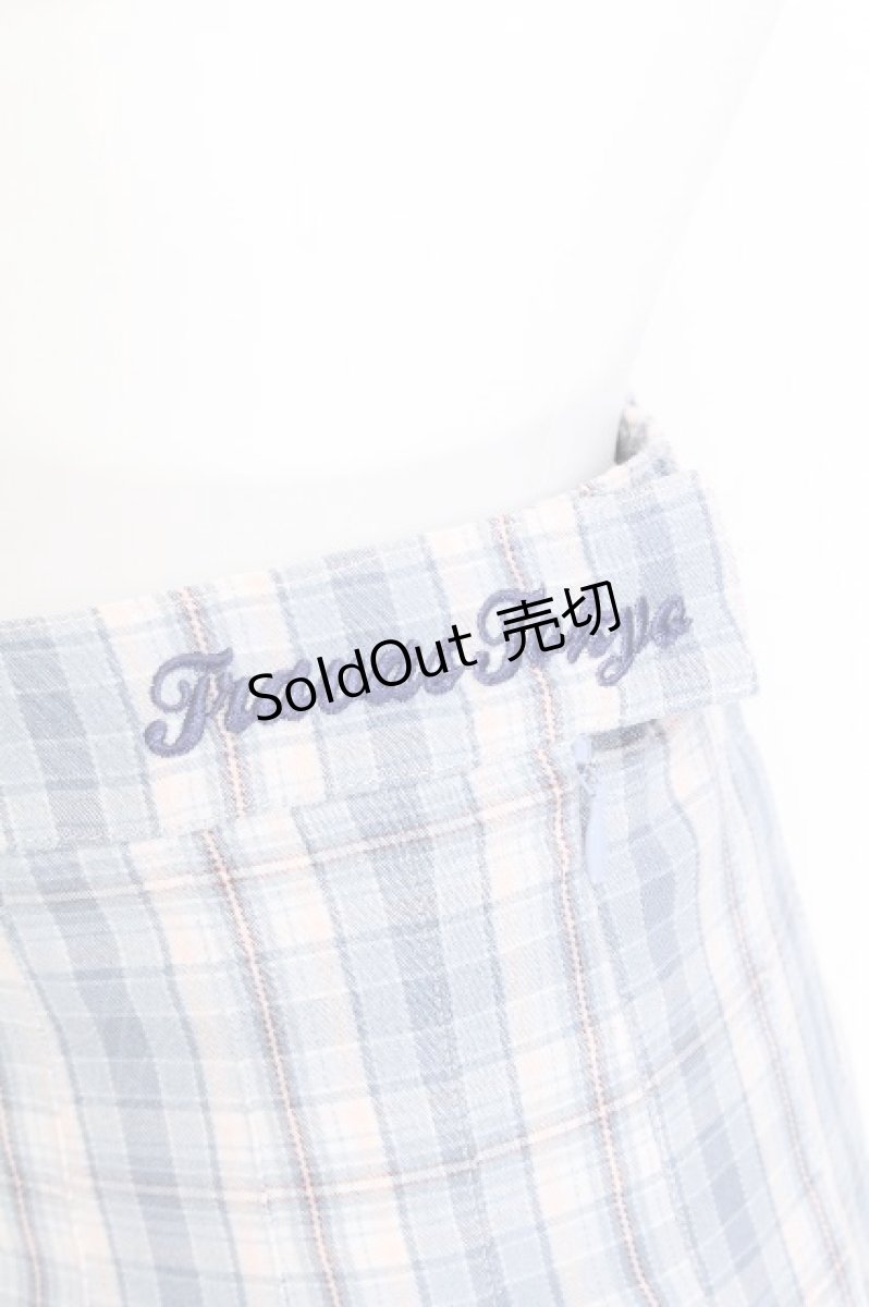 画像3: TRAVAS TOKYO / Check pleated skirt  サックス S-26-06-29-055-PU-SK-HR-ZS (3)