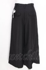 画像2: BPN FOR MEN / ワイドパンツ  黒 S-26-06-29-058-GO-PA-HR-ZS (2)