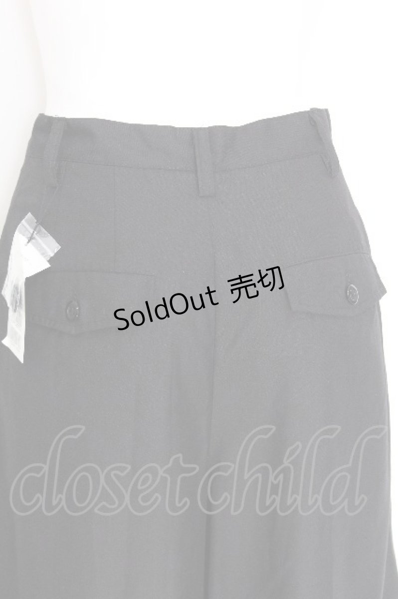 画像3: BPN FOR MEN / ワイドパンツ  黒 S-26-06-29-058-GO-PA-HR-ZS (3)