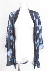 画像1: NieR Clothing / プリント羽織  黒 S-26-06-29-021-PU-TO-AS-ZS (1)