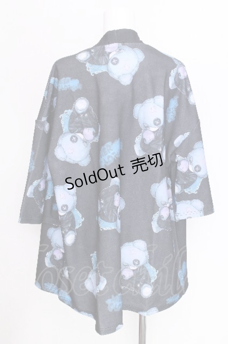 画像2: NieR Clothing / プリント羽織  黒 S-26-06-29-021-PU-TO-AS-ZS (2)