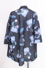 画像2: NieR Clothing / プリント羽織  黒 S-26-06-29-021-PU-TO-AS-ZS (2)