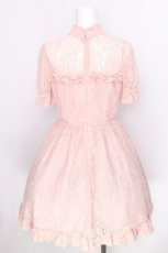 画像2: Princess Melody / デコルテ開き総レースワンピース  ピンク S-26-06-29-026-LO-OP-HR-ZS (2)