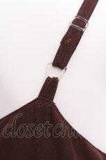 画像6: Victorian maiden / シャーリングシフォンロングアンダードレス  ブラウン S-26-07-01-034-CL-OP-AS-ZS (6)