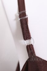 画像7: Victorian maiden / シャーリングシフォンロングアンダードレス  ブラウン S-26-07-01-034-CL-OP-AS-ZS (7)