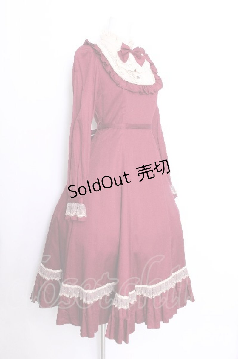 画像2: Victorian maiden / クラシカルドールロングドレス  ボルドー S-26-07-01-035-CL-OP-HR-ZS (2)