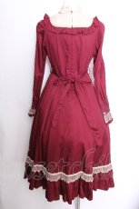 画像3: Victorian maiden / クラシカルドールロングドレス  ボルドー S-26-07-01-035-CL-OP-HR-ZS (3)