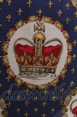 画像3: Jane Marple / Kingdom scarfのワンピース  紺 S-26-07-01-044-JM-OP-AS-ZS (3)