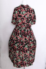 画像3: Jane Marple / Strawberry gardenダブルリボンドレス  黒ｘ赤 S-26-07-01-045-JM-OP-AS-ZS (3)