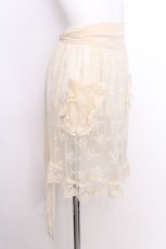 画像2: Eri Aino's collaboration / TT*AINレースエプロン M ベージュ S-26-07-01-008-LO-ZA-HR-ZS (2)