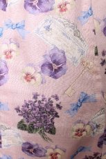 画像4: Leur Getter / Flower Letter袖付ワンピース  ピンク S-26-07-01-020-LU-OP-AS-ZS (4)