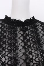 画像4: m petit by misako / レースインナートップス  黒 S-26-07-04-026-LO-TO-AS-ZS (4)