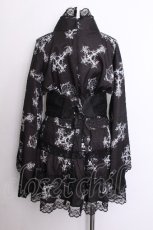 画像3: Amilige / Cross Relic浴衣ドレス  黒ｘ白 S-26-07-04-030-PU-OP-AS-ZS (3)