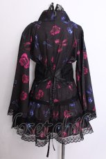 画像3: Amilige / Devil Rose浴衣ドレス  黒 S-26-07-04-031-PU-OP-AS-ZS (3)