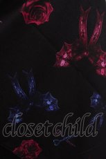 画像4: Amilige / Devil Rose浴衣ドレス  黒 S-26-07-04-031-PU-OP-AS-ZS (4)