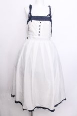 画像1: axes femme / バラ刺繍ギャザーフリルジャンスカ  オフ S-26-07-04-037-AX-OP-HR-ZS (1)