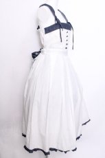 画像2: axes femme / バラ刺繍ギャザーフリルジャンスカ  オフ S-26-07-04-037-AX-OP-HR-ZS (2)