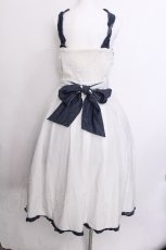 画像3: axes femme / バラ刺繍ギャザーフリルジャンスカ  オフ S-26-07-04-037-AX-OP-HR-ZS (3)