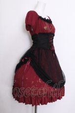 画像2: PUTUMAYO / Classical Timeカットワンピース  ワイン S-26-07-04-043-PT-SK-HR-ZS (2)