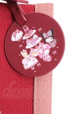 画像3: m petit by misako / サンリオキャラクターズコラボ ニットトートバッグ  赤 S-26-07-04-006-LO-BG-AS-ZS (3)