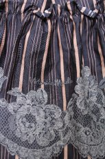 画像7: Victorian maiden / vintageレースレジメンドールドレス  紺ｘベージュ S-26-07-04-045-CL-OP-AS-ZS (7)
