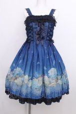 画像1: EQUINOX / 紫陽花ワンピース S ブルー S-26-07-04-047-LO-OP-HR-ZS (1)