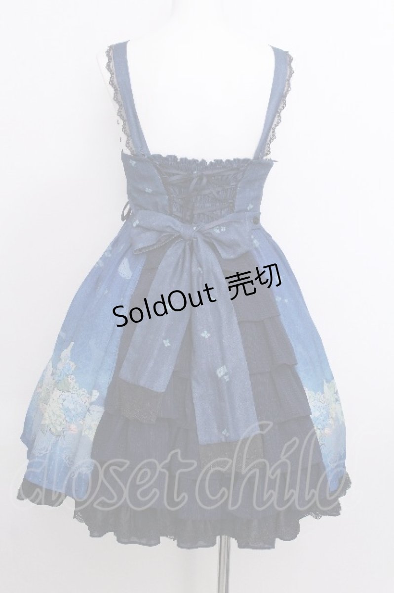 画像3: EQUINOX / 紫陽花ワンピース S ブルー S-26-07-04-047-LO-OP-HR-ZS (3)