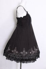 画像2: Ozz oneste / 裾バラ刺繍チュニック  黒 S-26-07-04-057-OO-OP-HR-ZS (2)