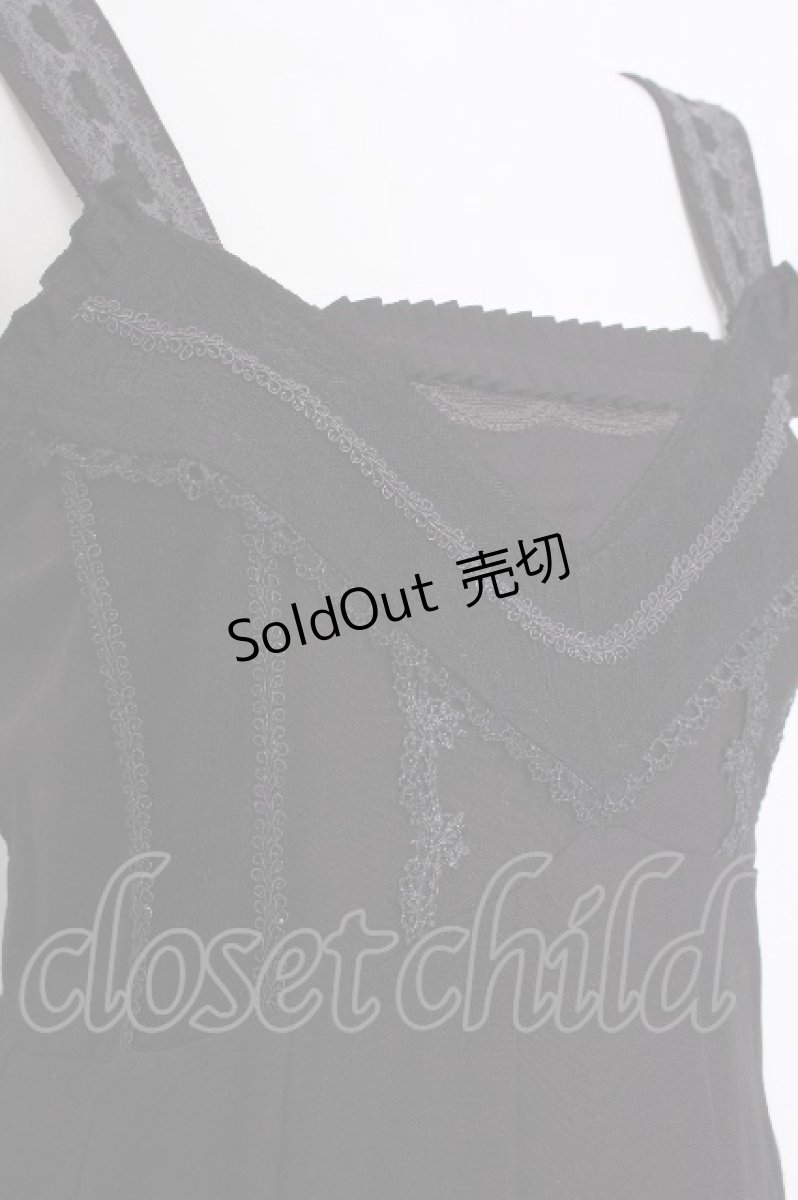 画像5: Ozz oneste / 裾バラ刺繍チュニック  黒 S-26-07-04-057-OO-OP-HR-ZS (5)