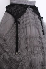 画像5: lilLilly / チュールロングスカート  グレー S-26-07-04-064-LO-SK-HR-ZS (5)
