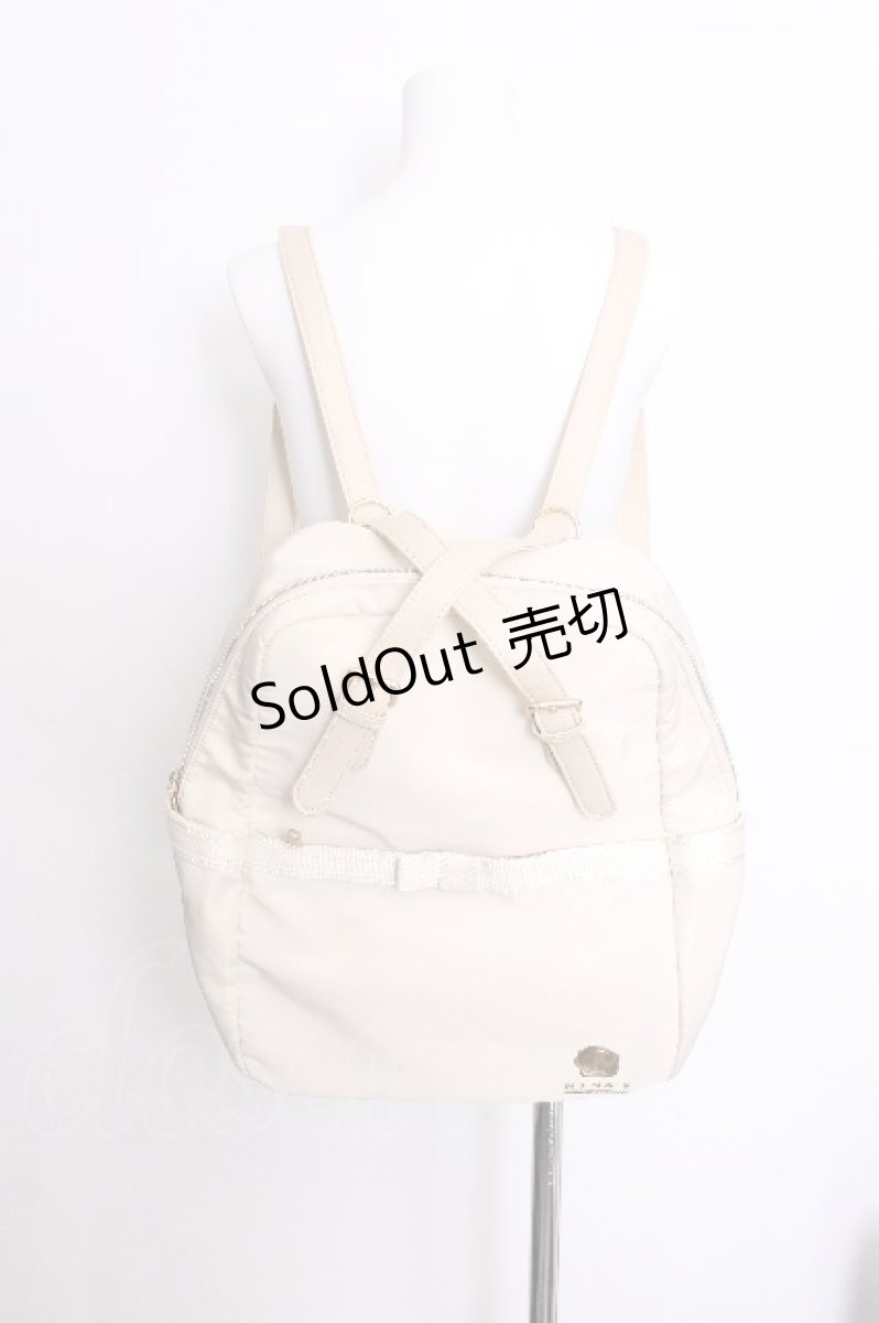 画像1: m petit by misako / NINA’Sコラボ2WAYリュック  オフ S-26-07-04-009-LO-BG-AS-ZS (1)