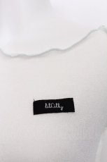 画像5: lilLilly / シアーラグランTシャツ  白ｘサックス S-26-07-04-018-LO-TO-HR-ZS (5)