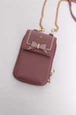 画像1: m petit by misako / NINA′S/スマホショルダーバッグ  ピンク S-26-07-04-003-LO-BG-AS-ZS (1)